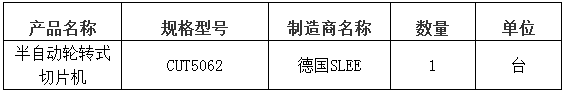 公安县人民医院购置病理切片机项目成交公告