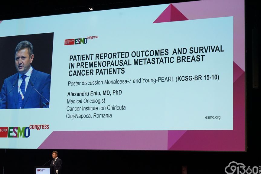 【2019 ESMO】哌柏西利联合内分泌治疗 vs 卡培他滨治疗HR+/HER2-晚期乳腺癌——疗效优异,生活质量可期